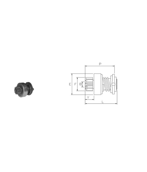 PIGNONE MOTORINO AVVIAMENTO A/R AUDI BMW CITROEN FIAT FORD LANCIA MERCEDES OPEL