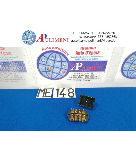 4019059 SCATOLA PORTAFUSIBILI 4 PIN BACHELITE NERA FIAT 1100 103 H TV